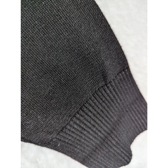 Joseph A Turtlekneck black sweater XL Bust 43" Length 25" sleeve 25" classic fit - Picture 5 of 8